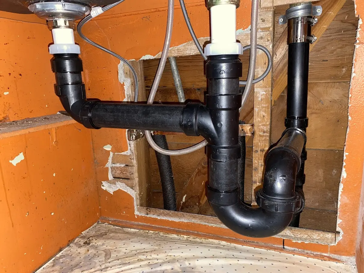 Professional Garbage Disposal Repair equipment and tools on the job in Bridgewater